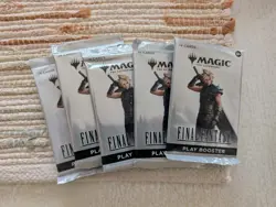 Magic The Gathering Final Fantasy Play Booster (Lot of 5) New/Sealed - Image 1