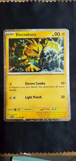 Pokemon TCG 151 Electabuzz Cosmos Holo & Zapdos EX Black Star Promo Set NM - Image 4