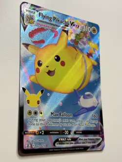 2021 Pokemon SWSH Celebrations Flying Pikachu VM #007/025 - Image 2