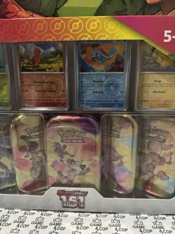 Pokemon Scarlet & Violet - 151 (5-Pack) Mini Tins w/ 4 Promos - NEW IN HAND - Image 4