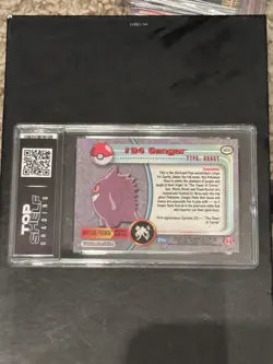 2000 Pokemon TV Animation Series 2 #94 Gengar Silver Foil. GRADED BY TOPSHELF 9 - Image 2