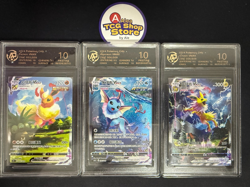 RPA10 Pokemon TCG S-Chinese Jolteon Flareon Vaporeon Vmax CSHC-003 006 009 HOLO - Image 1
