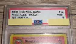 1999 Pokemon Game - NINETALES - HOLO - 1ST EDITION Englisch - PSA 9 - #12 12/102 - Image 5