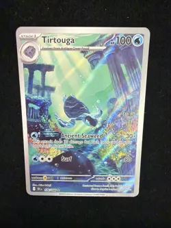 Tirtouga 106/86 Illustration Rare Full Art Pokemon SV Black Bolt English Mint - Image 1