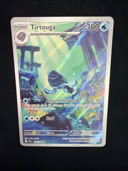 Tirtouga 106/86 Illustration Rare Full Art Pokemon SV Black Bolt English Mint - Image 2