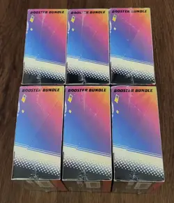 Lot of 6 Pokemon TCG: S&V Prismatic Evolutions Booster Bundle - Factory Sealed - Image 4
