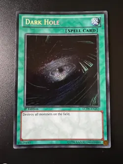 Dark Hole LCJW-EN283 Secret Rare 1st Edition Near Mint Yugioh - Image 1
