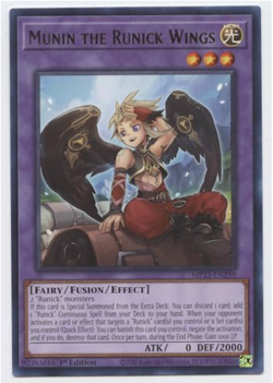 Yu-Gi-Oh! - Munin The Runick Wings - MP23-EN250 - Rare- 1st Ed - NM/M - NEW - Image 1