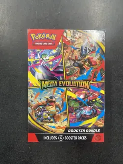 Pokemon Mega Evolution Booster Bundle Trading Card Game Factory Sealed 6 Packs - Image 1