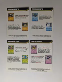 Pokemon TCG Mega Evolution Trainer Tips Art Card Set - Image 3