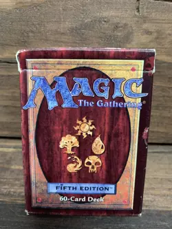 Magic the Gathering Fifth Edition Empty Box No Cards - 60 Card Deck WOC6524 - Image 1