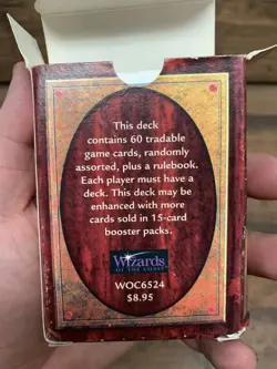 Magic the Gathering Fifth Edition Empty Box No Cards - 60 Card Deck WOC6524 - Image 3