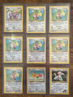 Lot Of 400 Vintage Pokemon Cards - Base, Jungle, Fossil, Rocket, Gym And Neo Set - Image 5