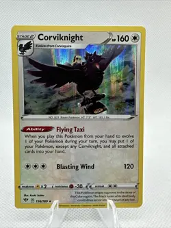Corviknight 156/189 Darkness Ablaze 2020 Holo Rare Pokemon Card NM - Mint - Image 1