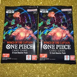 One Piece Trading Card Game Wings Of The Captain Booster Pack (2 Packs) - Image 1