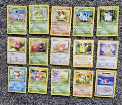 1999 Pokemon Basic cards 15 cards,never played with # 2 - Image 1