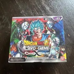 Dragon Ball Super Card Game Booster Box Cross Worlds With Acrylic Case - Image 2