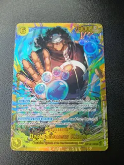 Bartholomew Kuma SEC OP12-119 Legacy of the Master One Piece Card Game English - Image 1