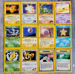 Pokemon Vintage 1st EDITION GYM HEROES Card Lot 1999 WOTC NM /LP - Image 1
