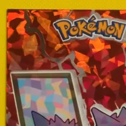 Rare Ditto #132 (Gengar) - Prizm Holo Box Hit - Crystal Dark Black Pokemon Card - Image 2