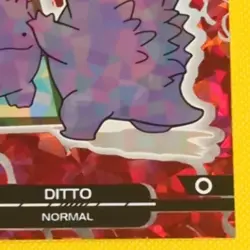 Rare Ditto #132 (Gengar) - Prizm Holo Box Hit - Crystal Dark Black Pokemon Card - Image 4