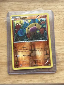 1x Diglett 38/83 Pokemon TCG Card Generations 2016 Reverse Holo LP - Image 1