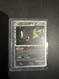 Umbreon Prime 86/90 Holo Rare Pokemon Card HGSS Undaunted Near Mint Minus (NM-) - Image 1