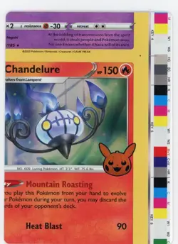 POKEMON HALLOWEEN Holo Error Miscut NFC Trick or Trade LOT SEE PICS 2 CARD LOT - Image 1