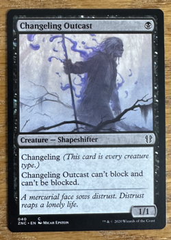 MTG Zendikar Rising Commander, Changeling Outcast - Image 1