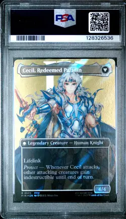 2025 MTG FINAL FANTASY #0525 CECIL, DARK KNIGHT/CECIL, REDEEMED PALADIN PSA 10 - Image 2