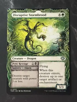 Disruptive Stormbrood #0310 U [Tarkir: Dragonstorm] [Showcase] Non-Foil LP/NM - Image 1