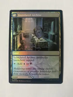 MTG Misprint Error Boggart Trawler/Inundated Archive FOIL - Image 2
