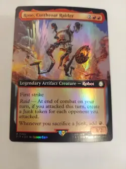 Rose, Cutthroat Raider (Extended Art) Universes Beyond: Fallout Foil - Image 1