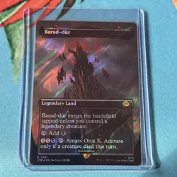 Barad-dur Borderless Surge Foil, Mtg Single, UB: Lord Of The Rings, Mythic 0751 - Image 2