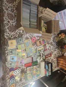Collection Pokemon Cards Holos And Rares! Coins, Stickers, AWESOME LOT Thousands - Image 1