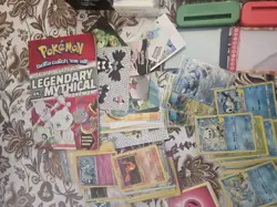 Collection Pokemon Cards Holos And Rares! Coins, Stickers, AWESOME LOT Thousands - Image 4