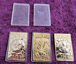 1999 Burger King Pokemon Gold-Plated Cards Lot Of 3 Jigglypuff (2) and Charazard - Image 2