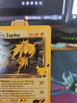 Pokemon TCG Rockets Zapdos Holo Classic Collection 15/132 Celebrations NM - Image 3