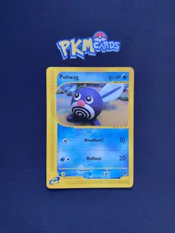Pokemon TCG Poliwag Expedition 125/165 Regular LP. - Image 1