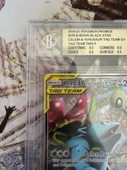 Pokemon Celebi E Venusaur GX SM167 ENG - BGS 9.5 - Black Star Promo - Image 3