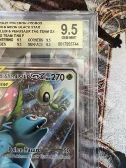 Pokemon Celebi E Venusaur GX SM167 ENG - BGS 9.5 - Black Star Promo - Image 4