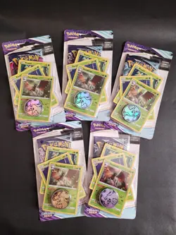 Sealed Pokemon Sword & Shield Chilling Reign 1 Pack Blister Lot Of 5 JP0082 - Image 1