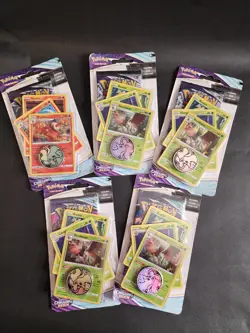 Sealed Pokemon Sword & Shield Chilling Reign 1 Pack Blister Lot Of 5 JP0083 - Image 1