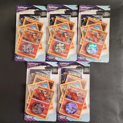 Sealed Pokemon Sword & Shield Chilling Reign 1 Pack Blister Lot Of 5 JP0085 - Image 1