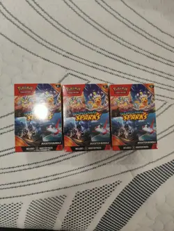 Pokemon TCG Scarlet & Violet Surging Sparks Booster Bundles Lot of 3x - Image 1