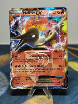 Moltres EX (Team Plasma) 14/135 Black And White Plasma Storm Pokemon Holo MP - Image 1