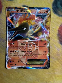 Moltres EX (Team Plasma) 14/135 Black And White Plasma Storm Pokemon Holo MP - Image 2