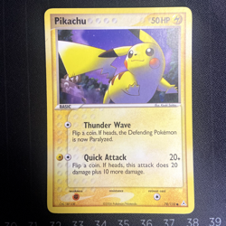 Pikachu 78/110 Holon Phantoms Pokemon TCG Non Holo LP - Image 1