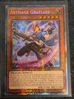 Yu-Gi-Oh! Artmage Graflare Duelist Advance Starlight DUAD-EN010 1st NM - Image 1