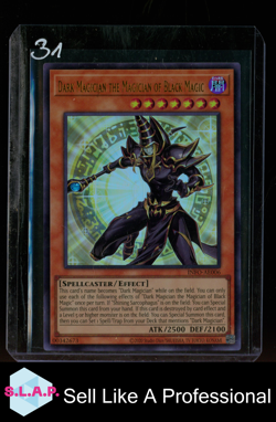 DARK MAGICIAN THE MAGICIAN OF BLACK MAGIC INFO-AE006 KONAMI YU-GI-OH! 2020 ENG - Image 1